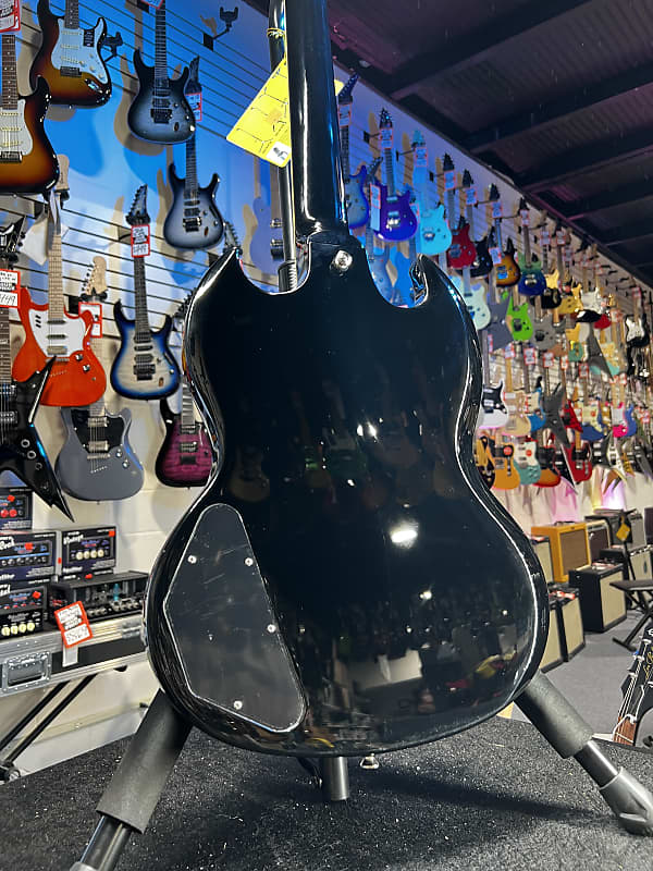 Epiphone SG Standard Electric Guitar - Ebony Amber Auth Deal Free Ship! 458 GET PLEK’D!