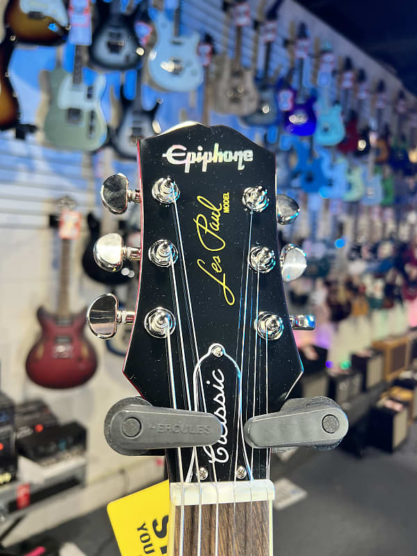 Epiphone Les Paul Classic Electric Guitar - Heritage Cherry Sunburst Authorized Dealer Free Shipping! 214 GET PLEK’D!