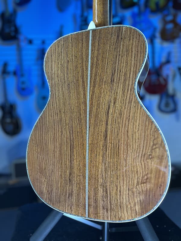 Martin OM-45 John Mayer Platinum Anniversary Acoustic Guitar - Platinum Gray Burst Top with Platinum Gray Toner Back & Sides, Martin Case, Limited Edition, 294