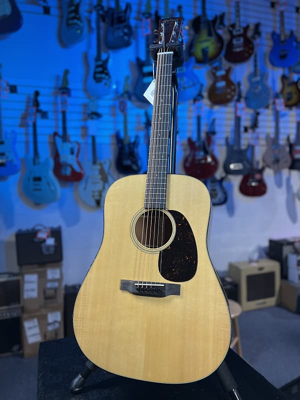 Martin D-18 Acoustic Guitar - Natural Authorized Dealer Free Shipping 443 GET PLEK’D!