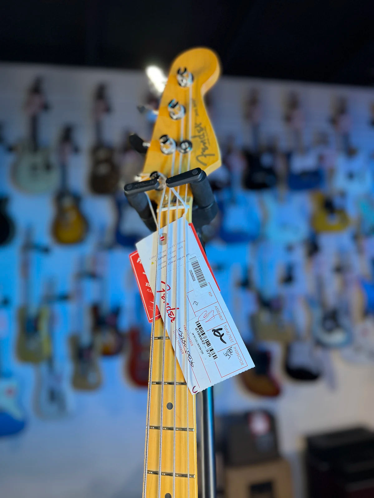 Fender American Professional Classic Jazz Bass - Faded Dakota Red Maple Fingerboard GET PLEK'D! 036