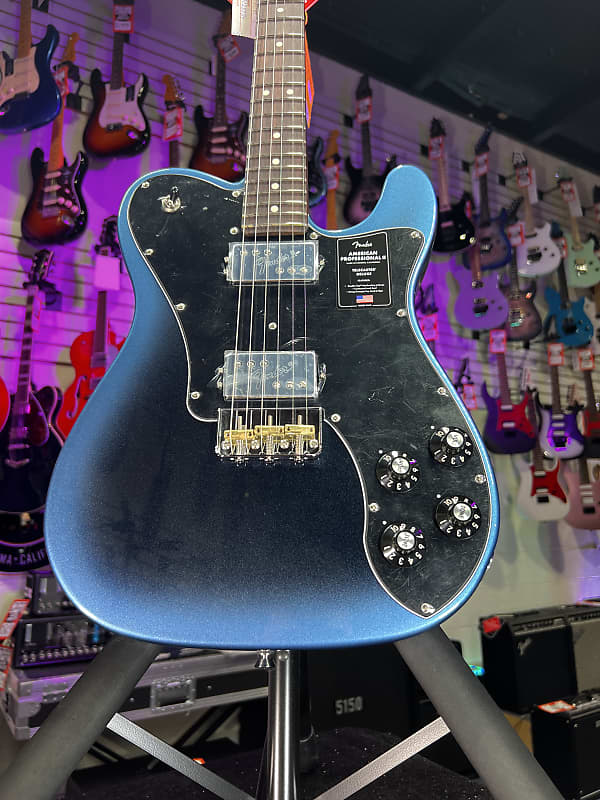 Fender American Professional II Telecaster Deluxe - Dark Night with Rosewood Fingerboard Auth Deal Free Ship #354 GET PLEK’D!