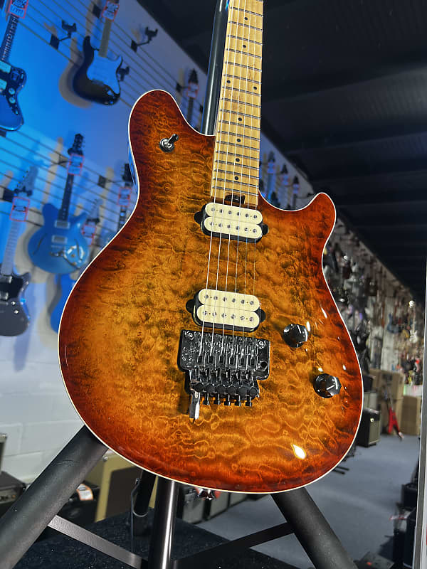 EVH Wolfgang Special QM Electric Guitar - Tiger Eye Glow Auth Deal Free Shipping! 193