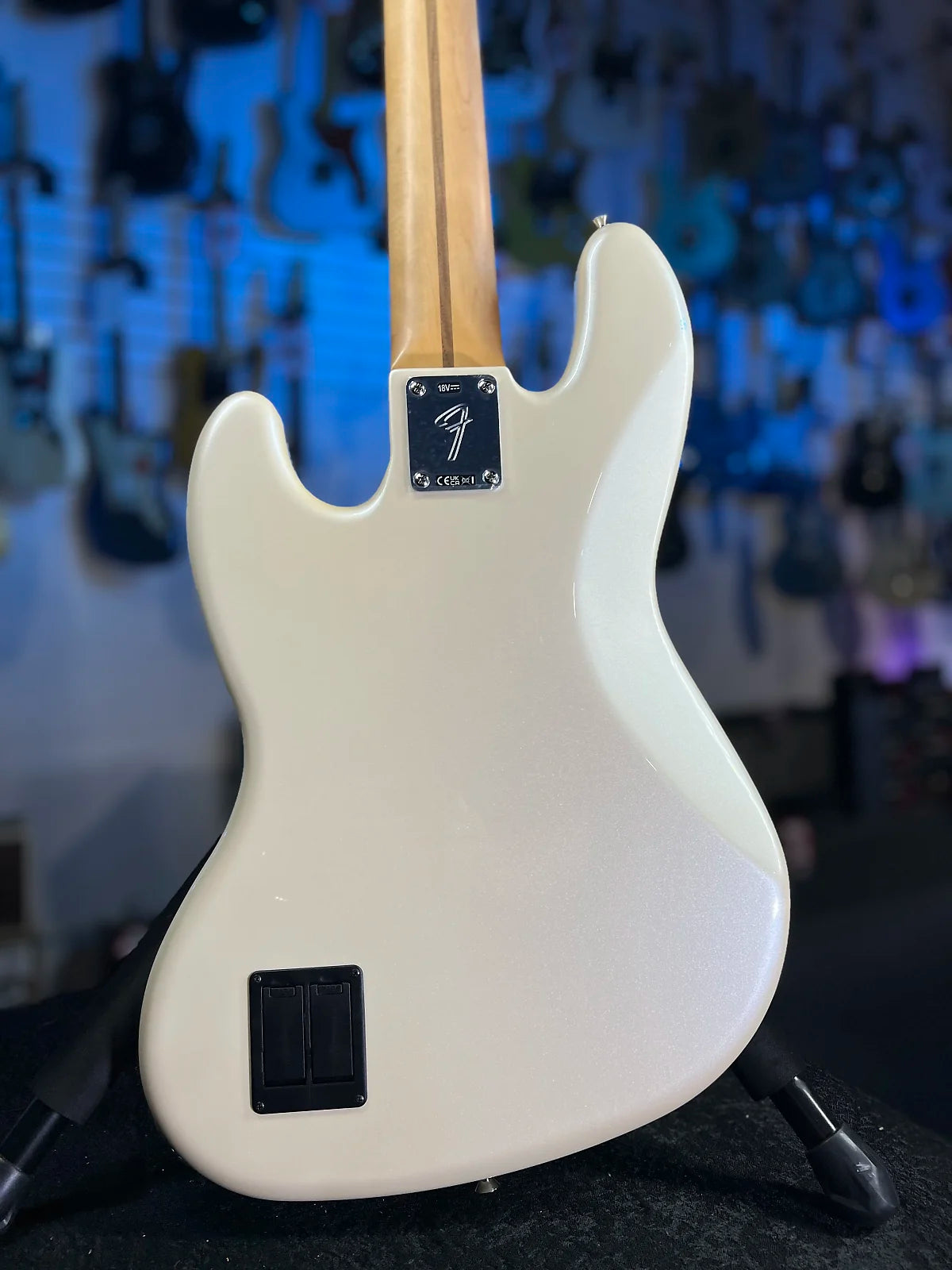 Fender Player II Modified Active Jazz Bass V - Olympic Pearl, Maple Fingerboard 104 GET PLEK’D!