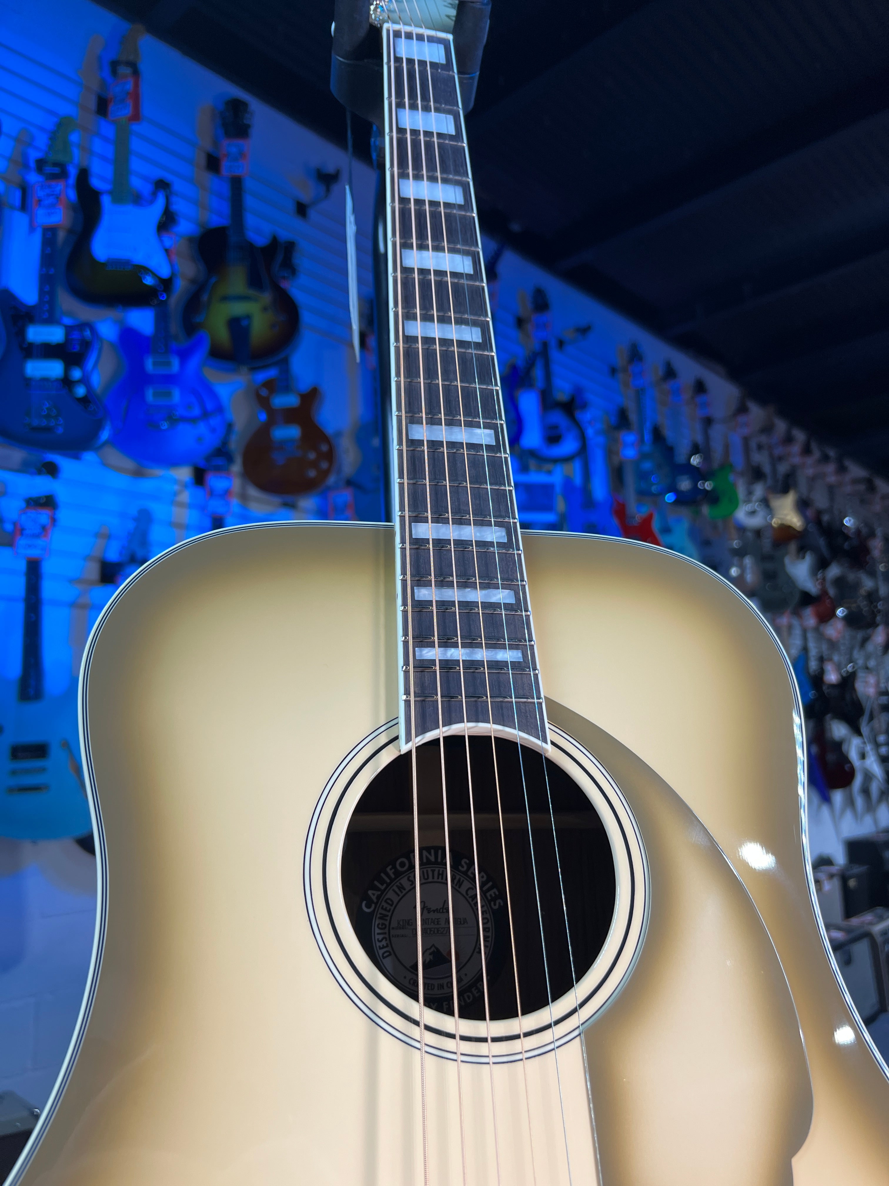 Fender Limited-edition California Vintage King Acoustic-electric Guitar - Antigua GET PLEK'D! 278