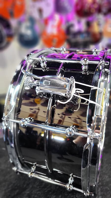Ludwig Universal Black Brass Snare Drum 7in. x 13in. Chrome Hardware Auth Dealer Free Shipping!