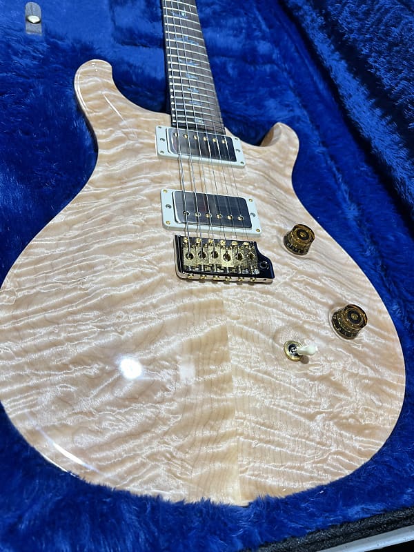 PRS Wood Library Custom 24 Quilt, Natural, Brazilian Rosewood w Paisley PRS Hardcase, Free Ship, 662