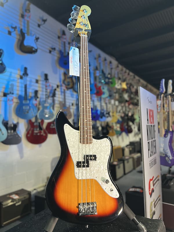 Fender Mark Hoppus Jaguar Bass - 3-color Sunburst with Rosewood Fingerboard, Gig Bag, Free Plek, IN STOCK, Limited 610