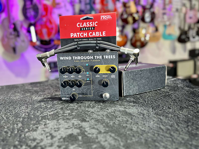 PRS Wind Through The Trees Dual Analog Flanger Pedal Bundle *FREE PATCH CABLE*