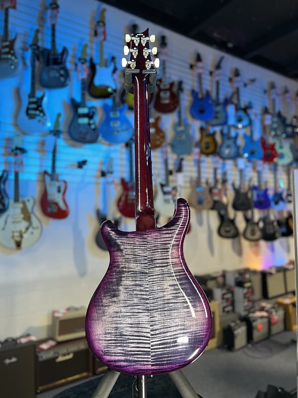 PRS Hollowbody II Piezo 2024 - Custom Color - Charcoal Violet Burst w PRS Case, Signature Dealer, 118 Get Plekd