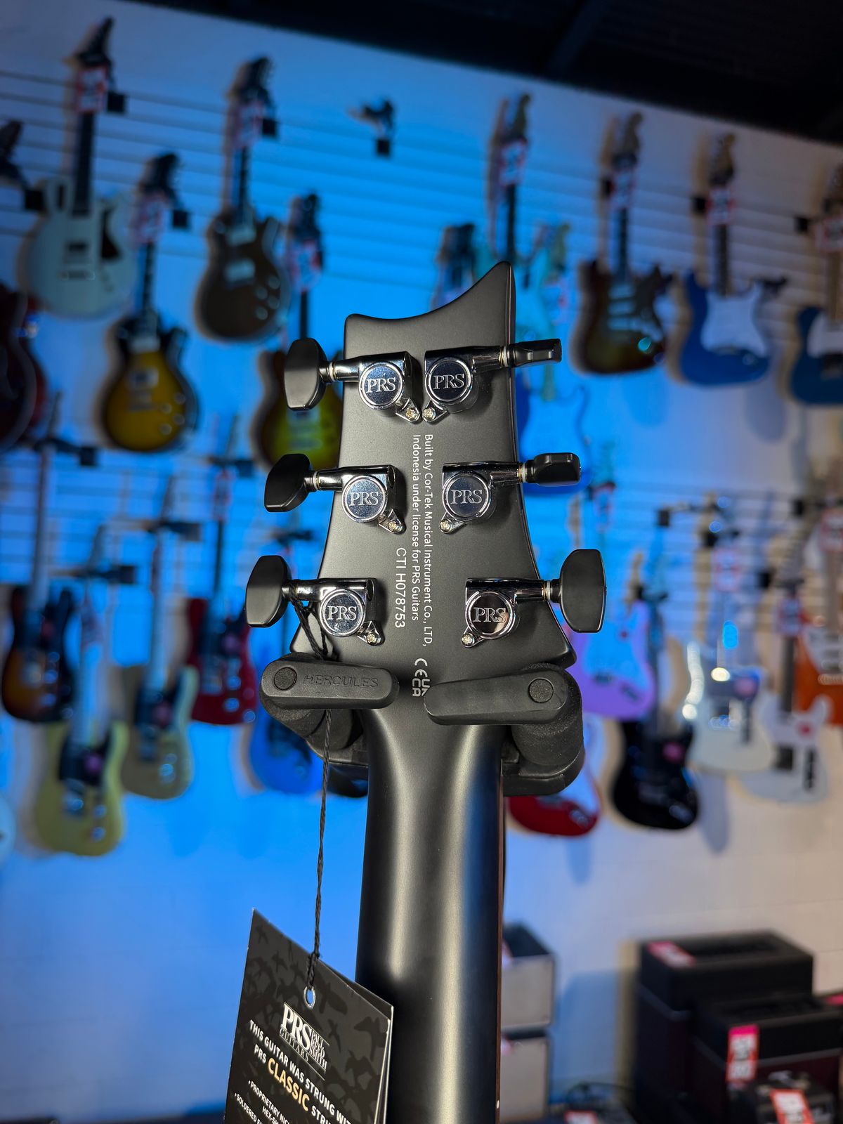 PRS SE Ed Sheeran Hollowbody I Piezo Baritone, Cosmic Splash, Gig Bag, Free PLEK! 753