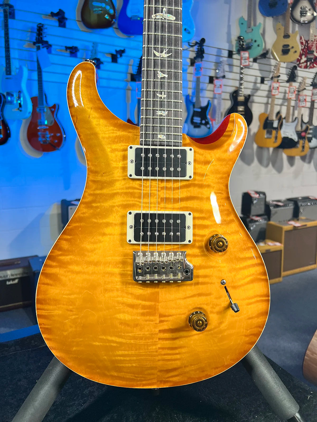 "Used" PRS Custom 24 2023 - McCarty Sunburst. w/ PRS Hard Case, Get Plek'd Free! 452