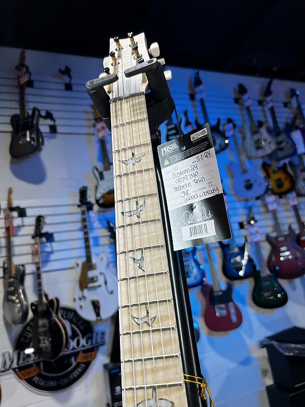 PRS Wood Library Custom 24 Fatback 2024 - Natural - Flame 10 Top Flame Maple Neck, Paisley Case! 740