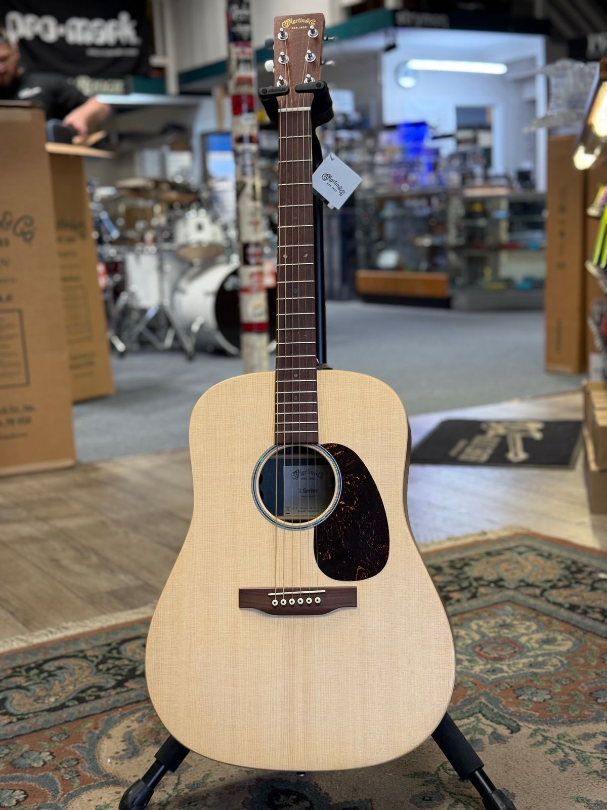 Martin D-X2E Mahogany, Acoustic-Electric Guitar #225