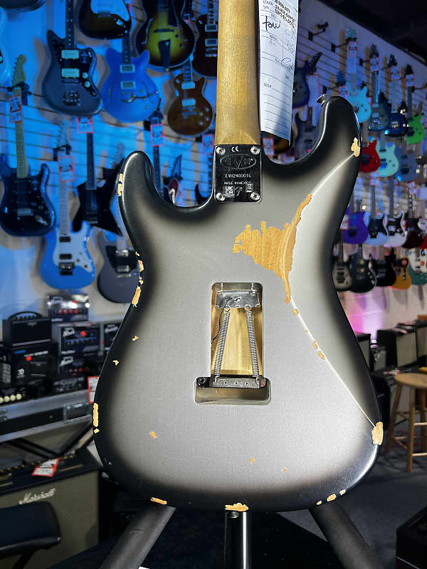 EVH Limited-edition Frankenstein Series Relic Electric Guitar - Silverburst Auth Deal Free Ship! 016