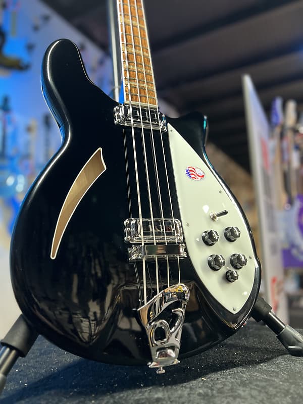 Rickenbacker 4005V 2024 - Jetglo w RIC Vintage Style Case, Auth Dealer, Free Ship 705