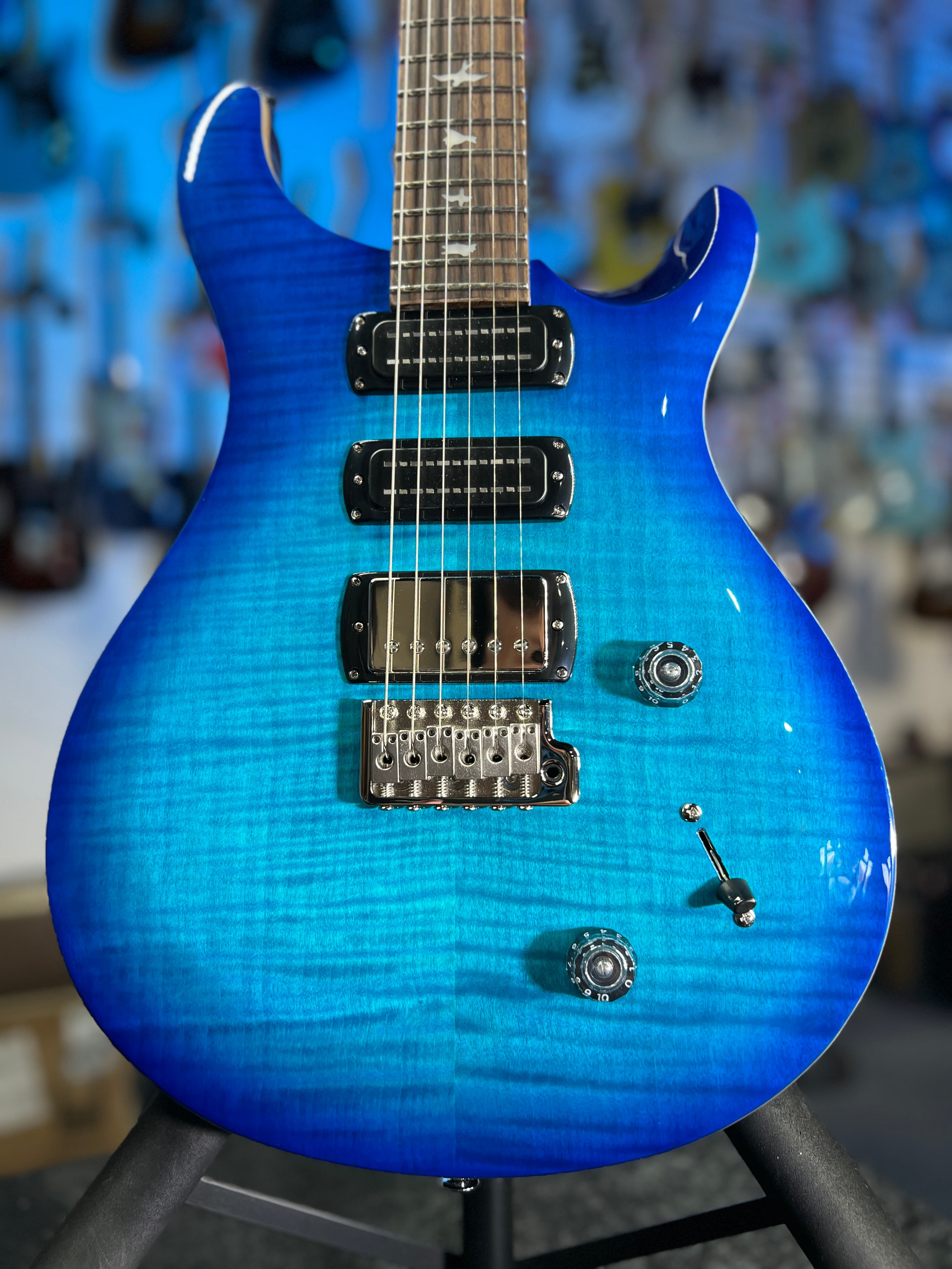 PRS SE Studio Electric Guitar - Lake Blue Authorized Dealer! 848 GET PLEK’D!