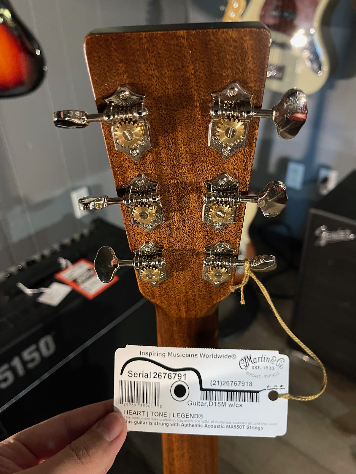 D-15M Acoustic Guitar - Mahogany #791