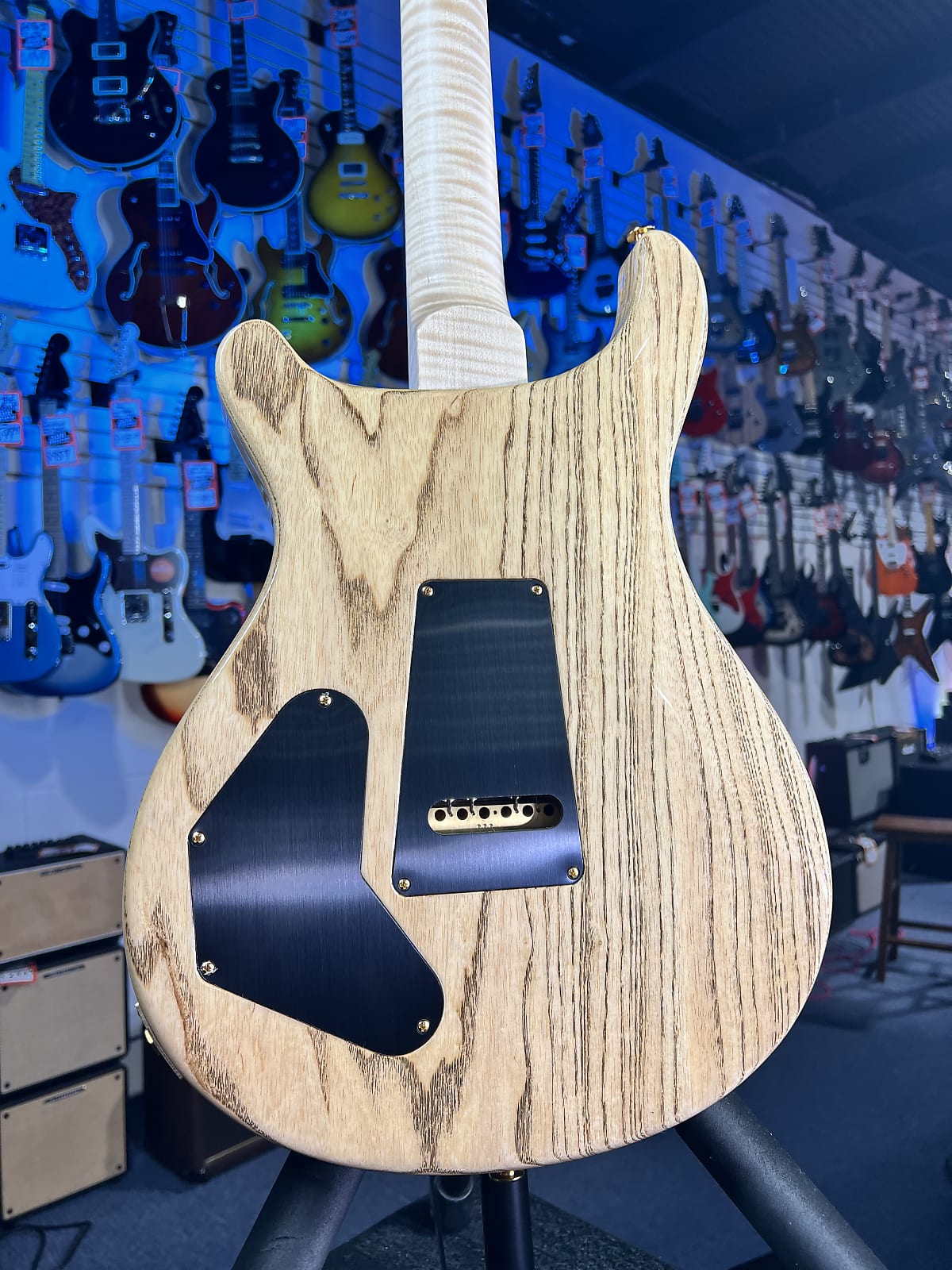 PRS Wood Library DGT 2025 - Charcoal, Flame Top, Swamp Ash, Maple Neck + Board, PRS Paisley Case 530