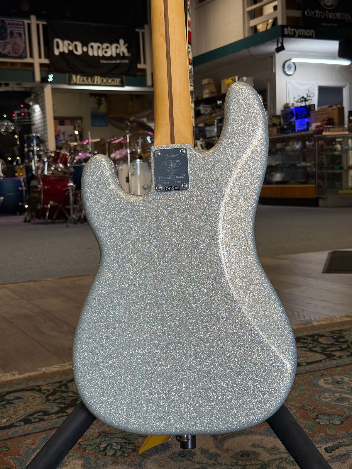 Fender 75th Anniversary Player II Precision Bass Diamond Dust Sparkle