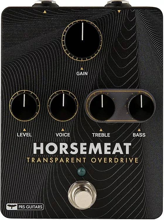 PRS Horsemeat Transparent Overdrive Pedal- In Stock w 2 Free Patch Cables Auth Dealer Free Shipping!
