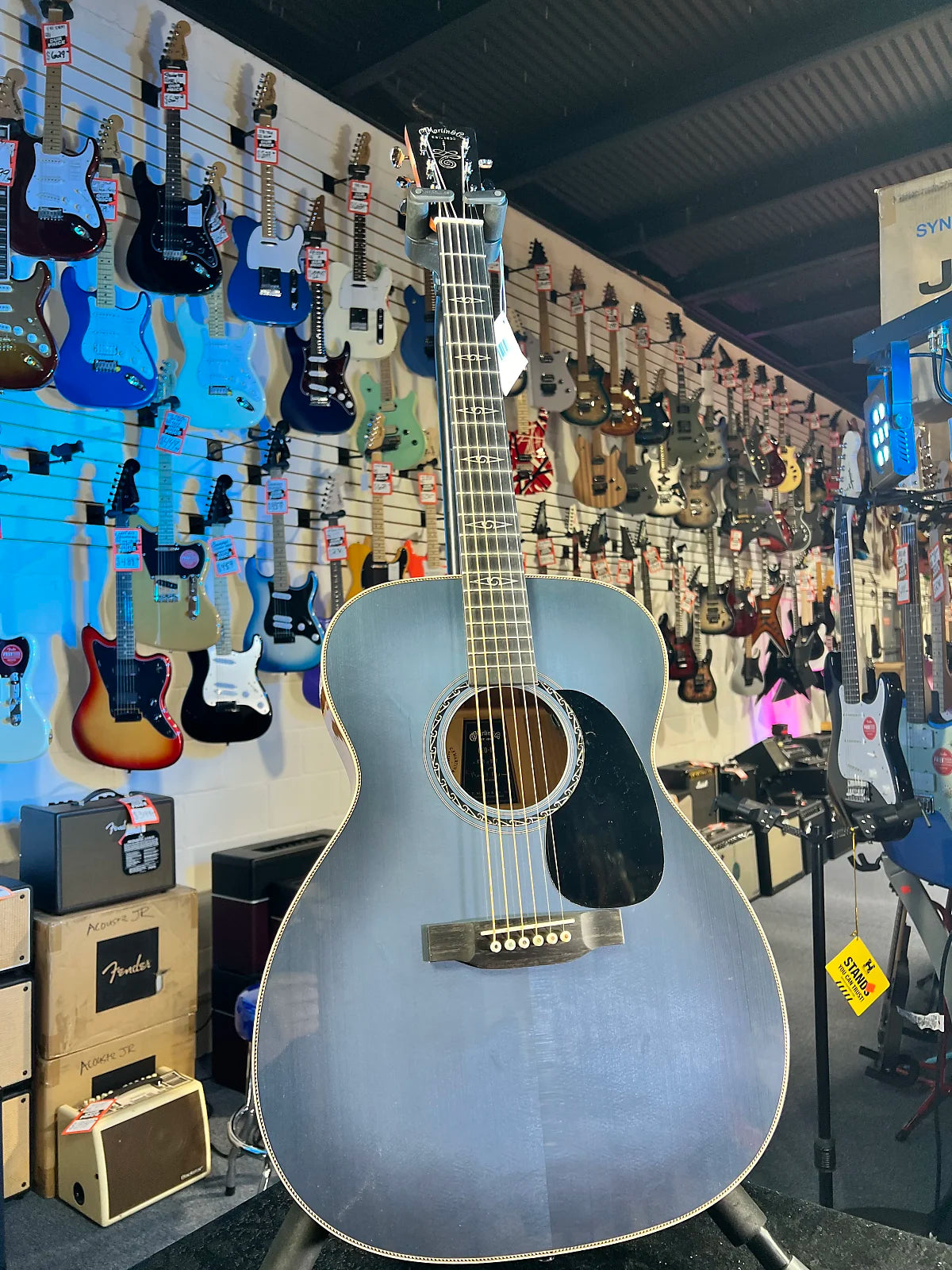 Martin CEO-11 Acoustic-electric Guitar - New Horizons Blue Burst GET PLEK'D! 370