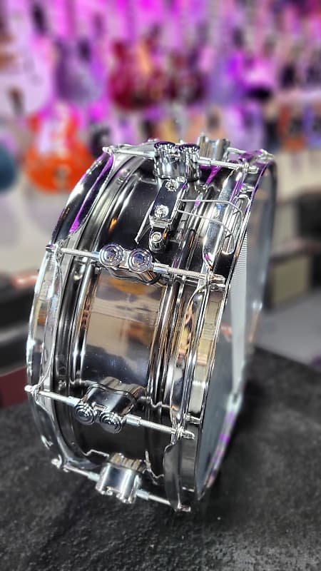 PDP Concept Series Black Nickel over Steel Snare with Chrome Hardware 5.5X14in. Auth Deal Free Ship!