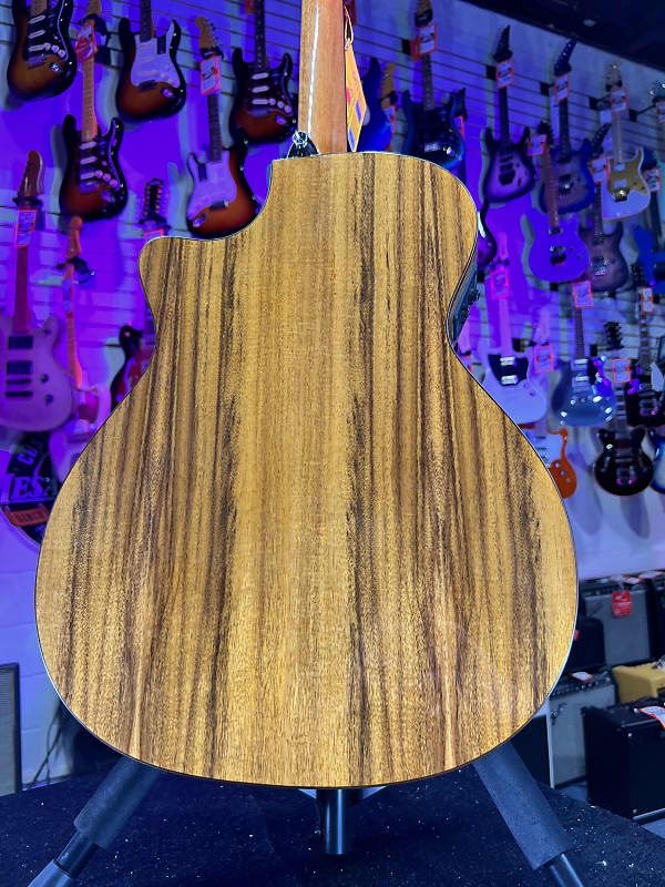 Luna Vineyard Koa Bevel Acoustic-electric Guitar - Natural Gloss Auth Deal Free Ship! 131 GET PLEK’D!