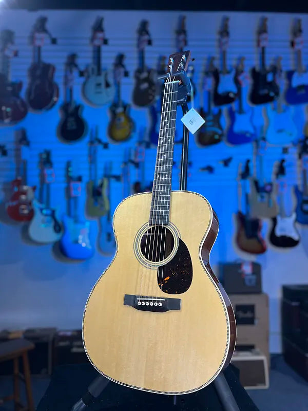 Martin OM-28 Standard Series Acoustic Guitar - Natural with Aging Toner (2025), with Case, Get Plek'd Free 504