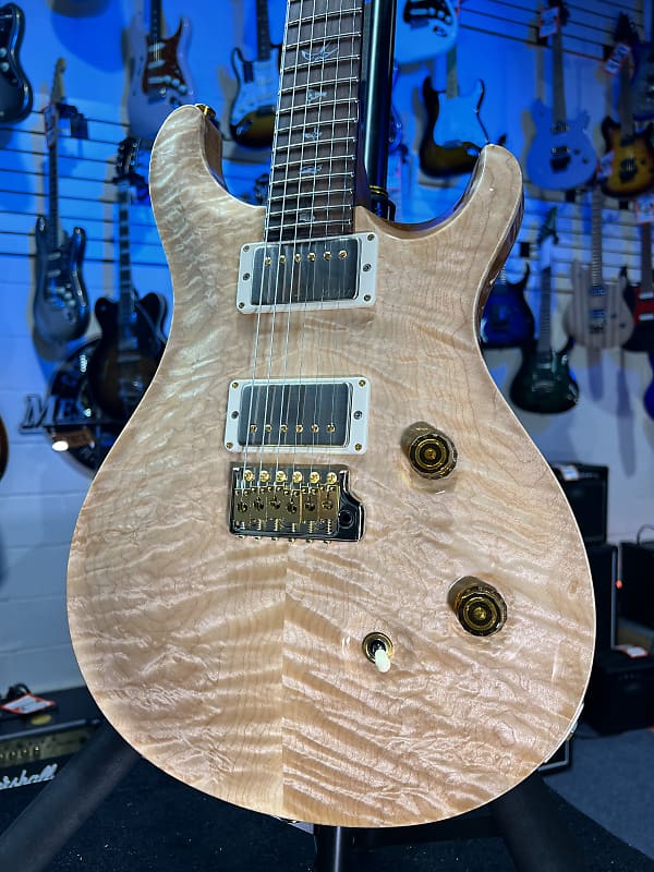 PRS Wood Library Custom 24 Quilt, Natural, Brazilian Rosewood w Paisley PRS Hardcase, Free Ship, 662