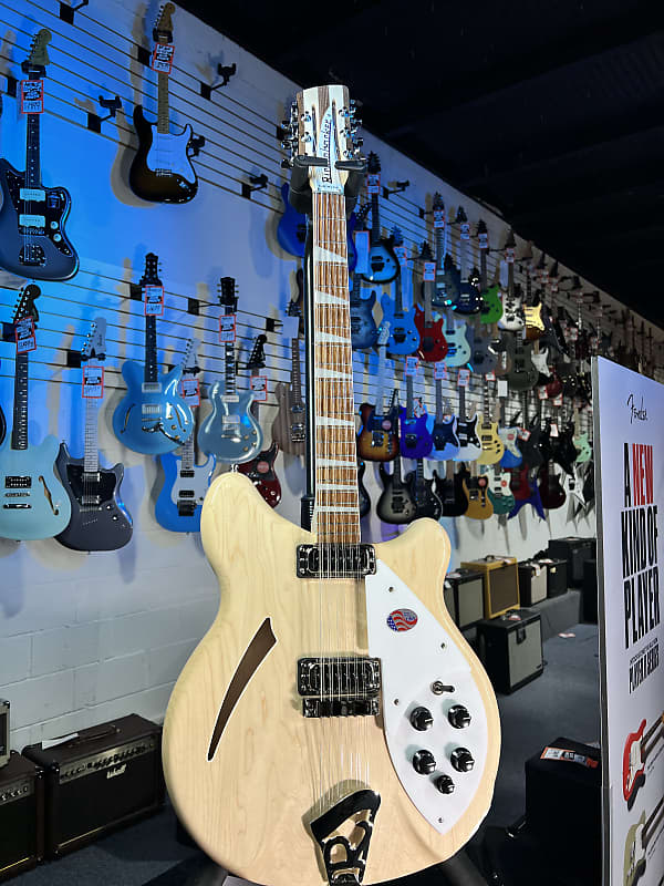 New 2024 Rickenbacker 360/12 12-String 360 Electric, Mapleglo w/ OHSCase and Free Ship 737