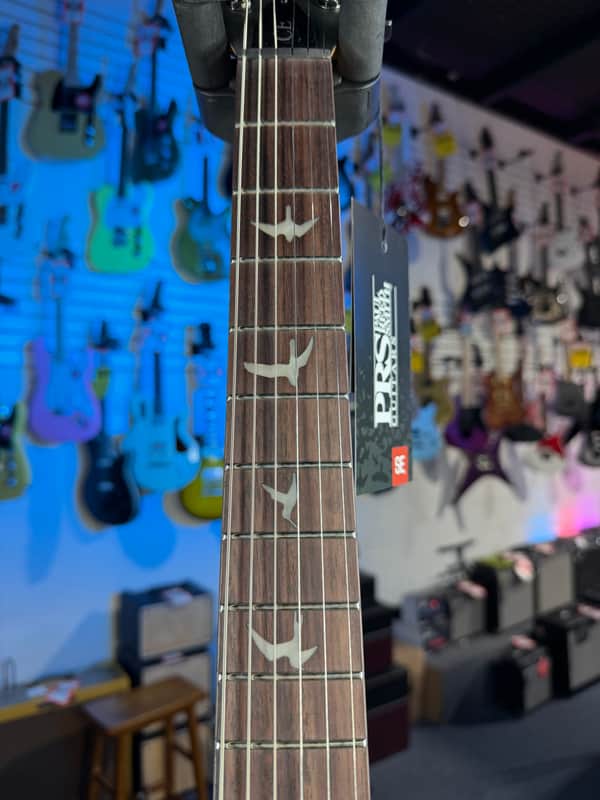 PRS SE CE 24 Satin - Flat Black Top, C&M Exclusive - Black