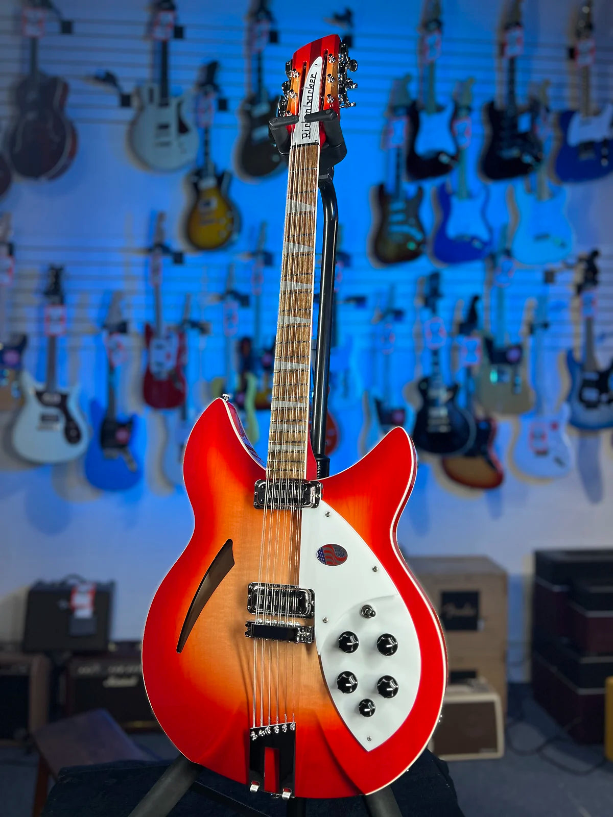 New 2025 Rickenbacker 360/12C63 12-String 360, Fireglo, with OHSCase, Free Ship 691