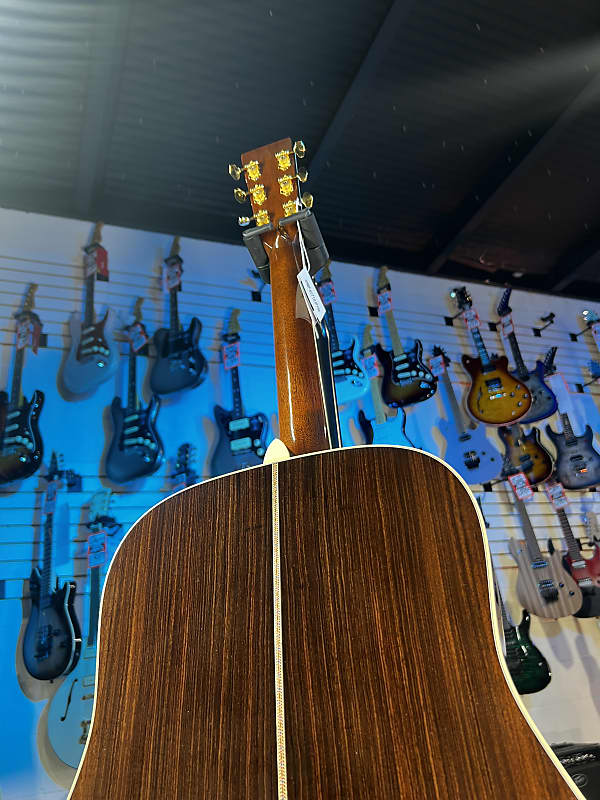 Martin D-42 Left-Handed Dreadnought Acoustic Guitar - Natural GET PLEK'D! 769