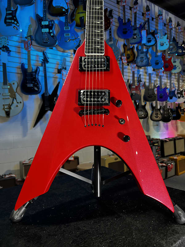 Kramer Nite-V Electric Guitar with Gigbag - Crimson Red Metallic Auth Deal Free Shipping! GET PLEK’D! 181