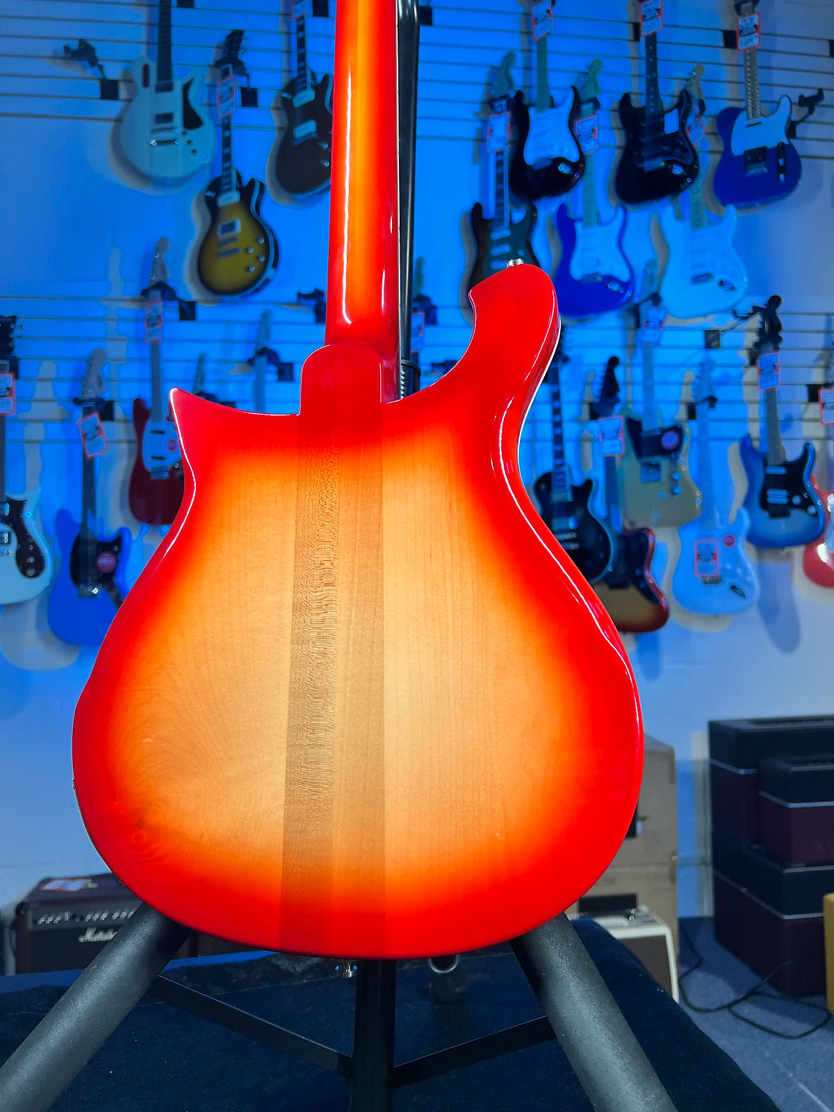 New Rickenbacker 620 Fireglo Electric Guitar w Ric Case, 620FG 682