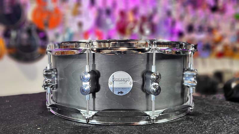 PDP by DW Black Wax Maple Snare Drum 14x5.5 Inch Authorized Dealer Free Shipping!