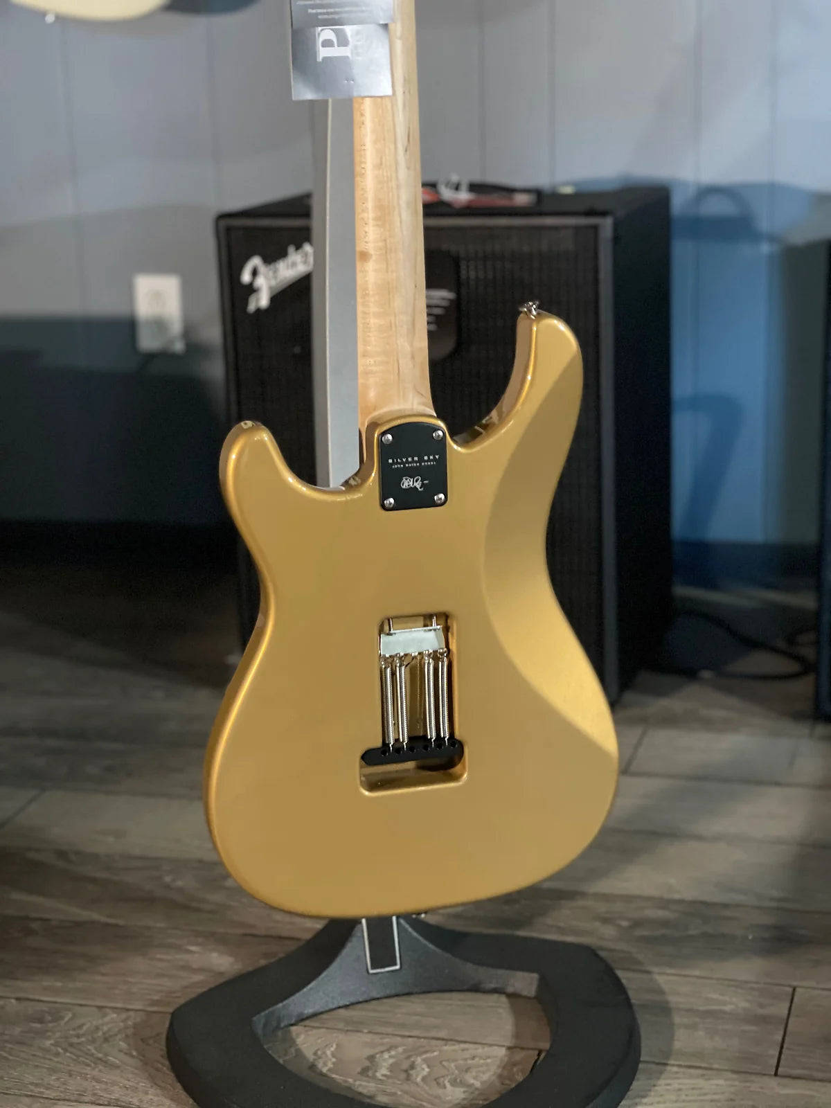 Silver Sky Electric Guitar - Golden Mesa #513