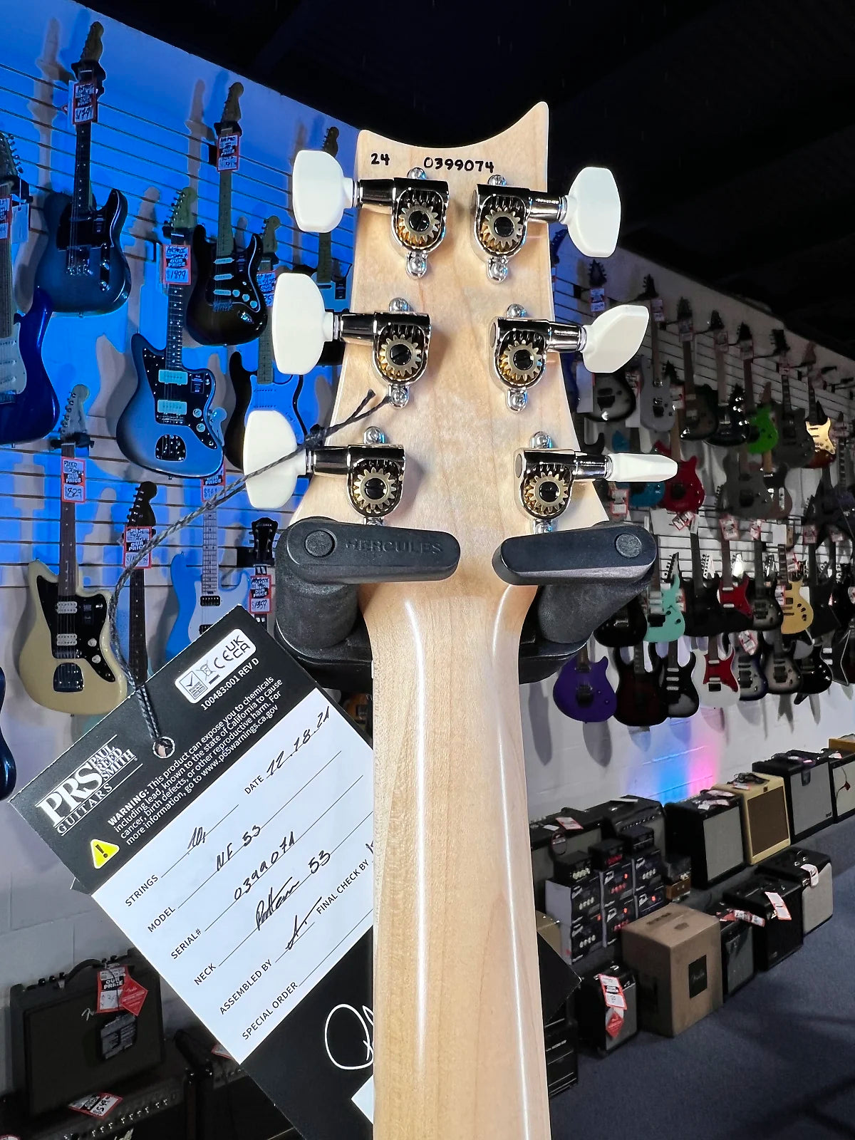 PRS NF 53 Electric Guitar Custom Color - Mulberry w/ PRS Soft Case, Signature Dealer, Get Plekd 074