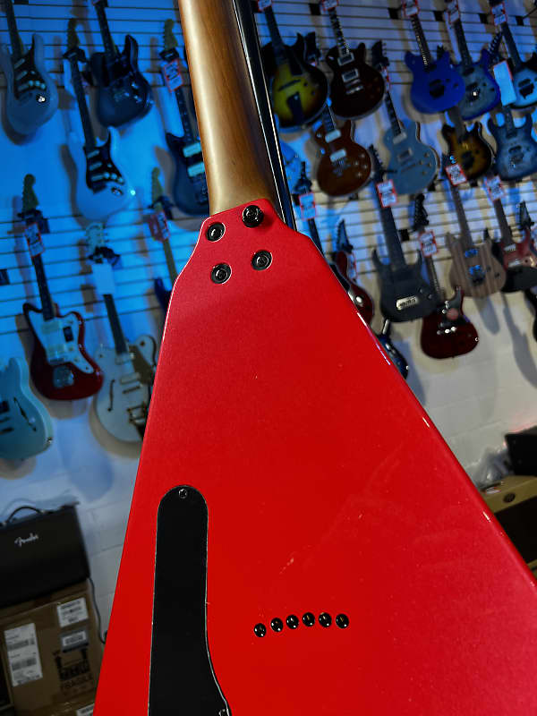 Kramer Nite-V Electric Guitar with Gigbag - Crimson Red Metallic Auth Deal Free Shipping! GET PLEK’D! 181