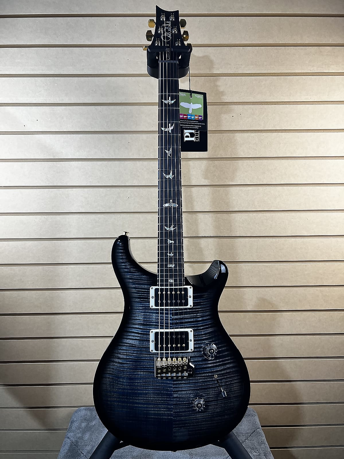 Custom 24 Electric Guitar 10 Top - Faded Whale Blue Smokewrap Burst #064 GET PLEK'D!