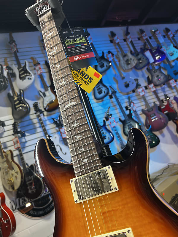 PRS SE DGT David Grissom Signature Solidbody Electric Guitar - McCarty Tobacco Sunburst Auth Deal! 727 GET PLEK’D!