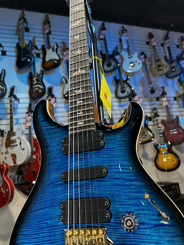 PRS 509, Artist Top, Custom Color River Blue Smokeburst Auth Dealer Free Shipping! 937 GET PLEK�D!
