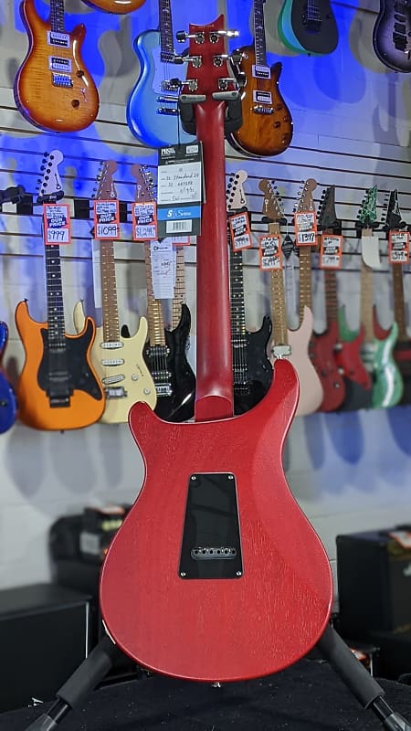 PRS S2 Standard 24 Electric Guitar – Satin Vintage Cherry Nitro W/ PRS Bag, *FREE PLEK WITH PURCHASE*! 338