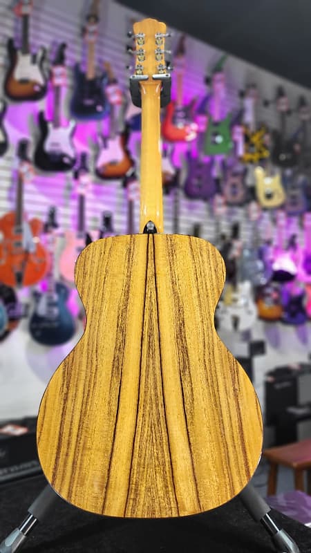 Luna Vineyard Koa Bevel Folk Acoustic-electric Guitar - Gloss Natural Auth Dealer *FREE PLEK WITH PURCHASE* 212
