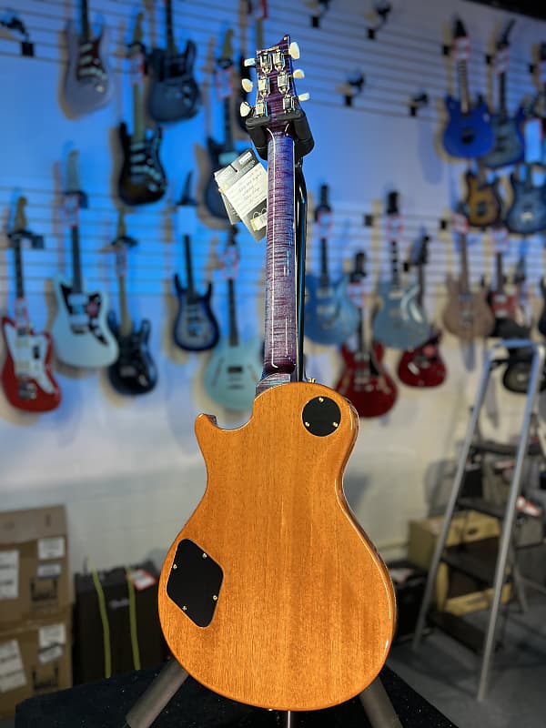 2024 PRS Wood Library McCarty Singlecut 594 - Violet w/Matching Stained Maple Neck & Paisley Hardshell Case + PLEK*D #003