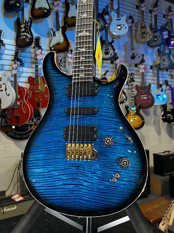 PRS 509, Artist Top, Custom Color River Blue Smokeburst Auth Dealer Free Shipping! 937 GET PLEK�D!