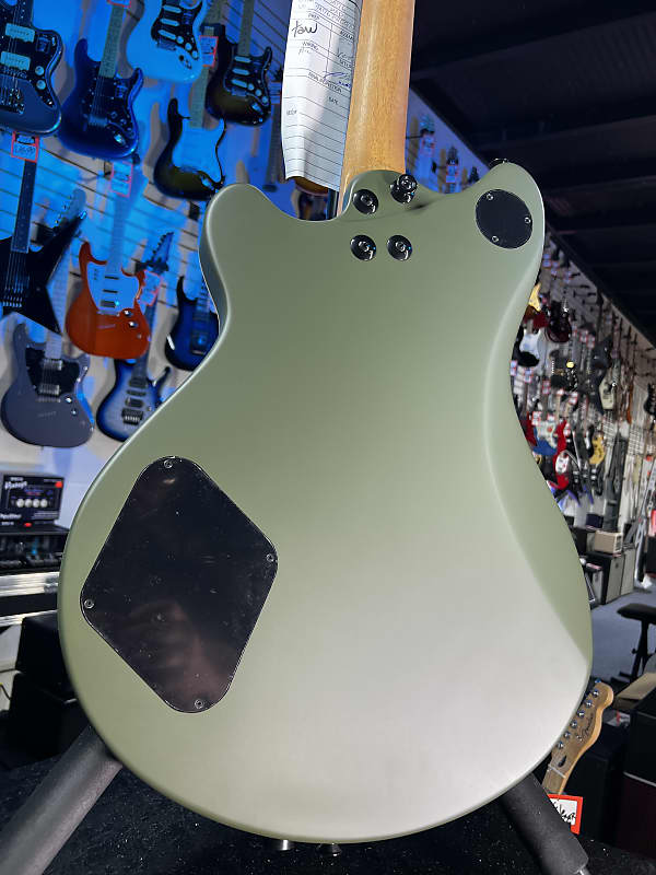 EVH SA-126 Special Semi-hollowbody Electric Guitar - Matte Army Drab GET PLEK'D! 090