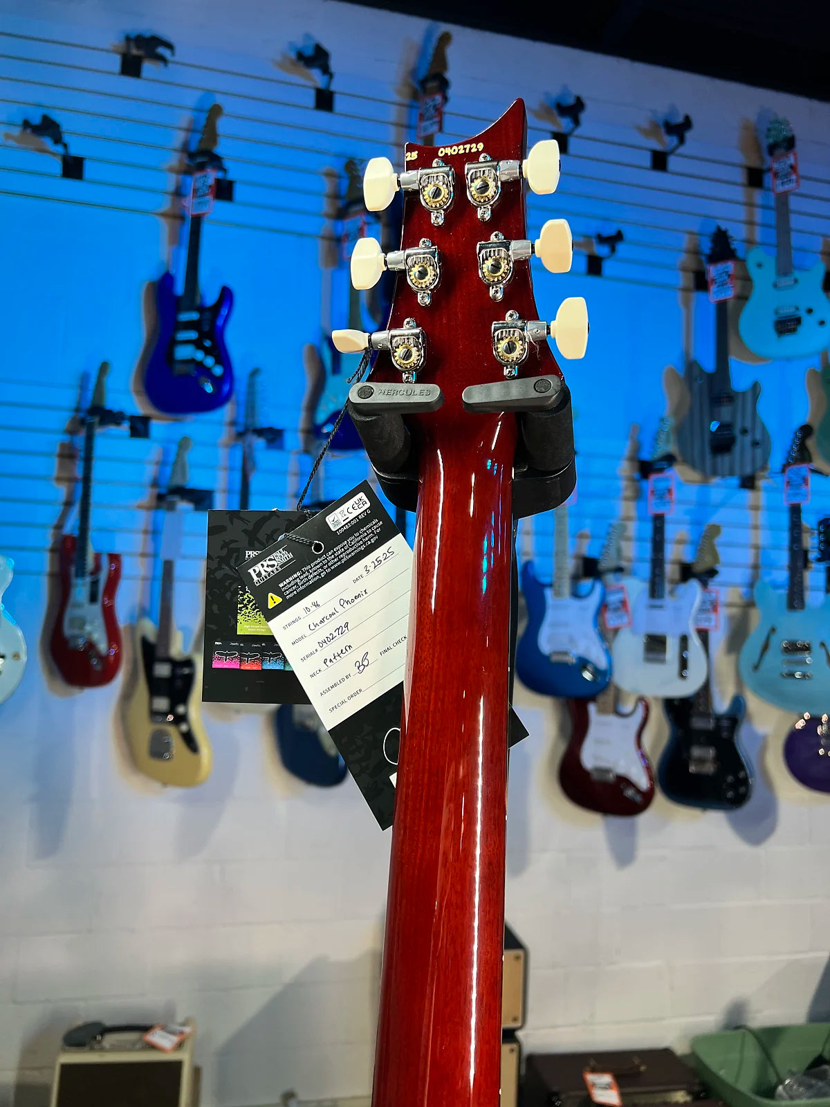 PRS Limited Edition 40th Anniversary Charcoal Phoenix 2025 - / Signature Dealer / Free Ship/ Get Plekd / 729 Charcoal