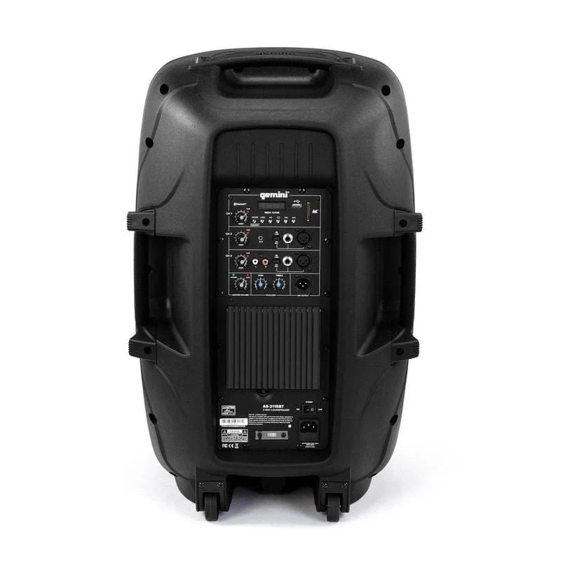 Gemini AS-2115BT: 2000 WATT 15” ACTIVE BLUETOOTH® LOUDSPEAKER